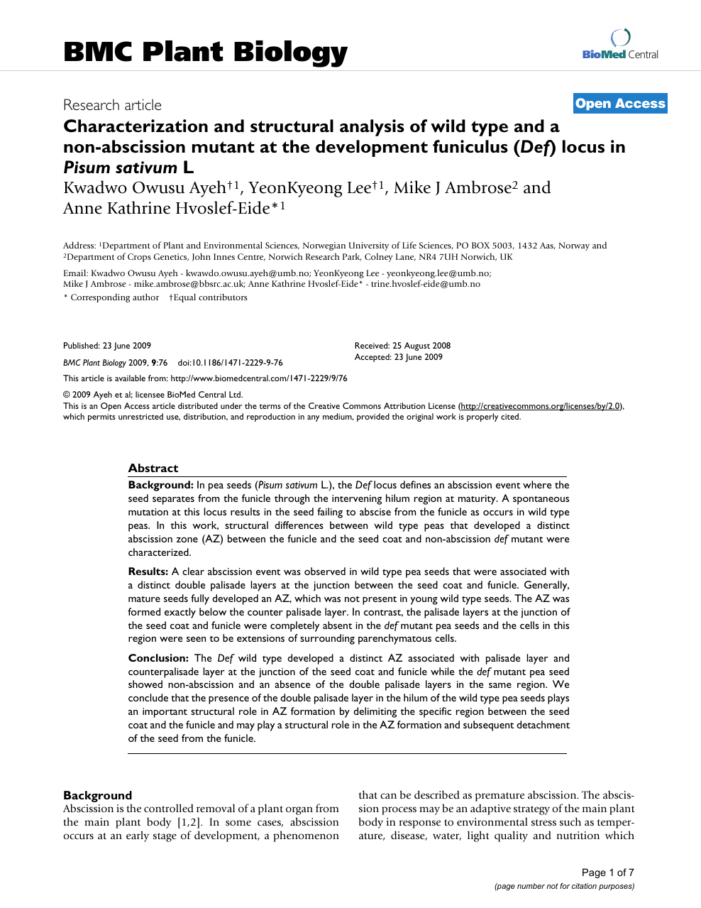 Characterization And Structural Analysis Of Wild Type And A Non
