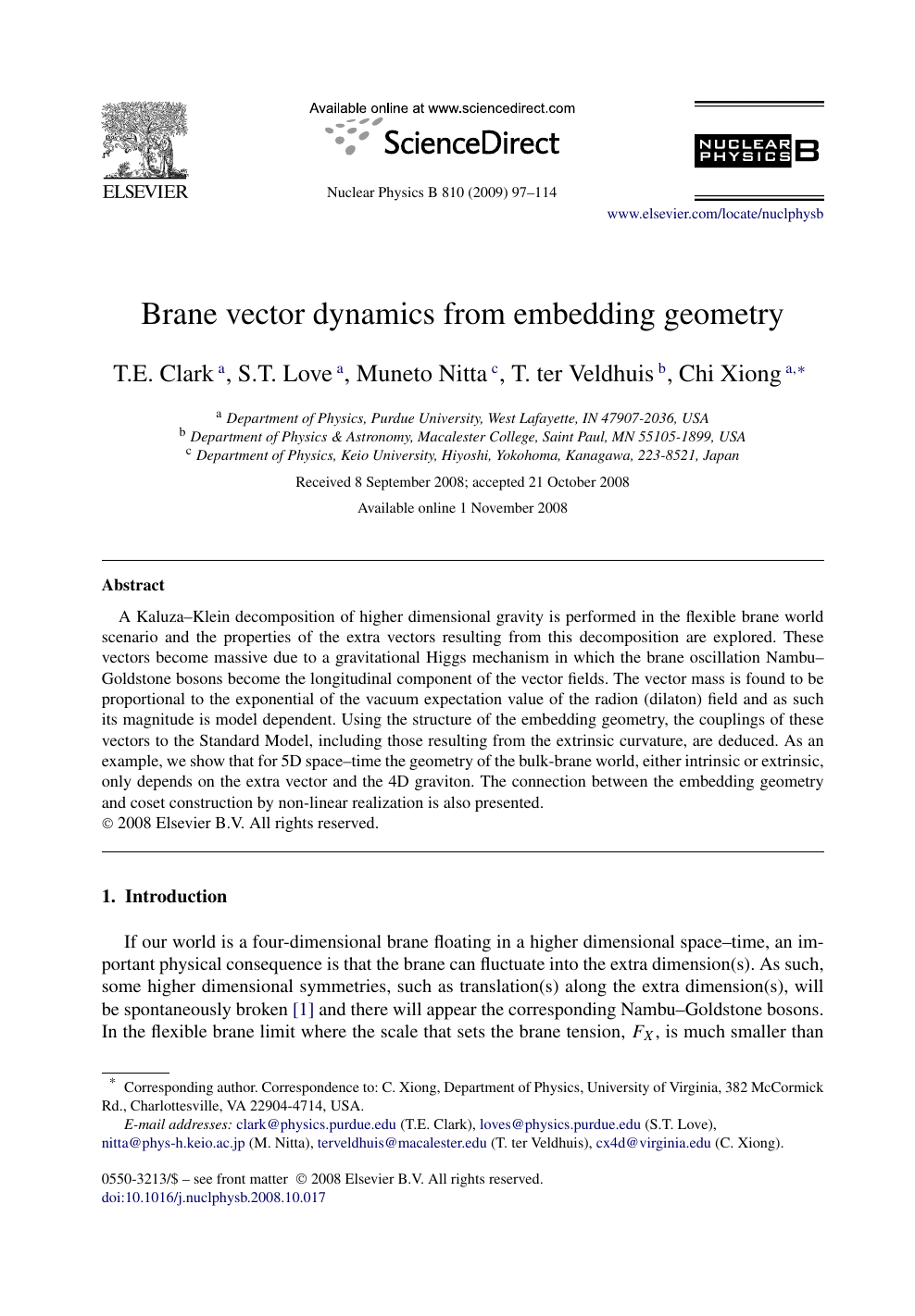 Brane Vector Dynamics From Embedding Geometry Topic Of Research Paper In Physical Sciences Download Scholarly Article Pdf And Read For Free On Cyberleninka Open Science Hub