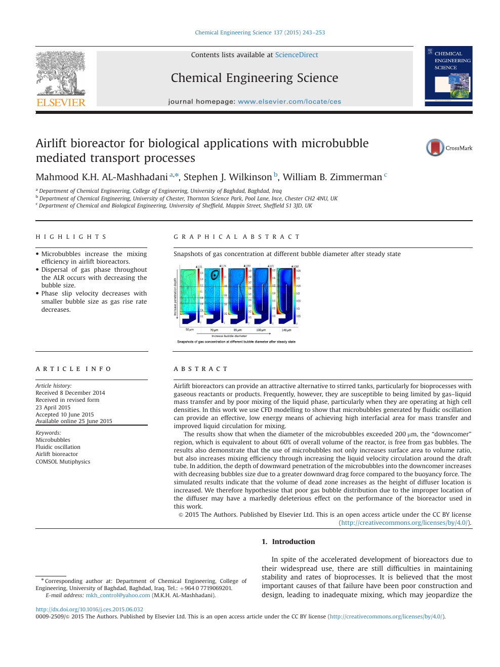 Airlift Bioreactor For Biological Applications With Microbubble Mediated Transport Processes Topic Of Research Paper In Chemical Engineering Download Scholarly Article Pdf And Read For Free On Cyberleninka Open Science Hub