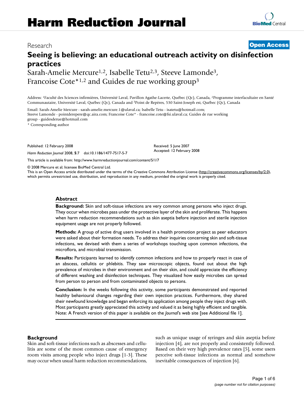 Seeing Is Believing An Educational Outreach Activity On Disinfection Practices Topic Of Research Paper In Clinical Medicine Download Scholarly Article Pdf And Read For Free On Cyberleninka Open Science Hub
