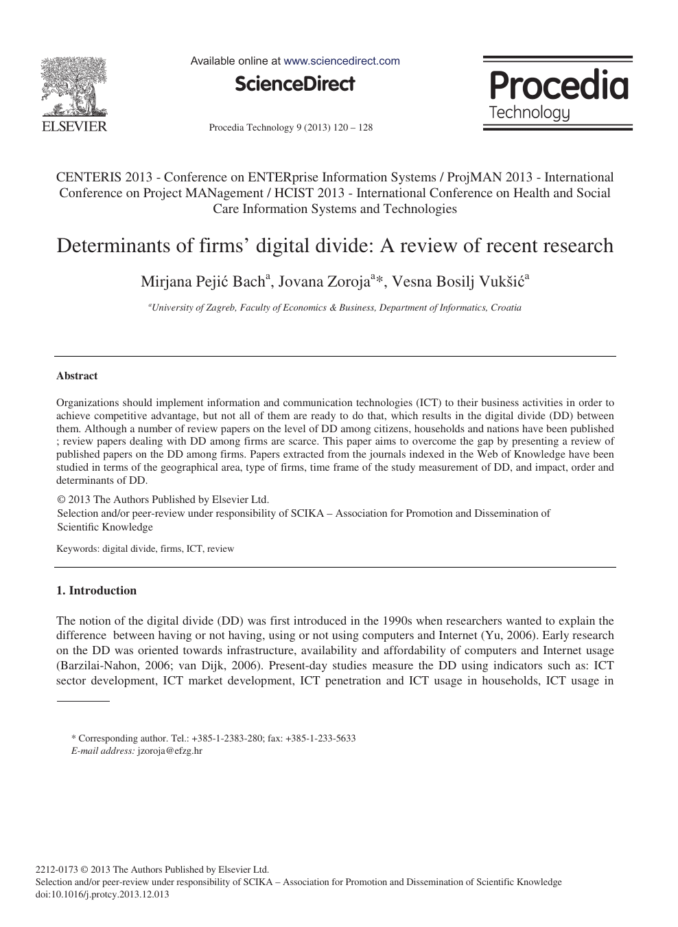digital divide research paper