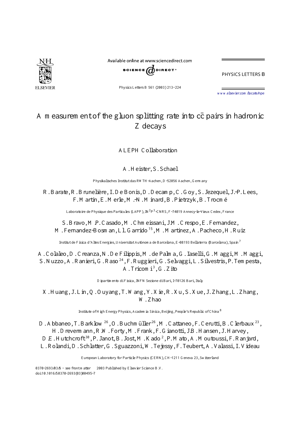 A Measurement Of The Gluon Splitting Rate Into Cc Pairs In Hadronic Z Decays Topic Of Research Paper In Physical Sciences Download Scholarly Article Pdf And Read For Free On Cyberleninka