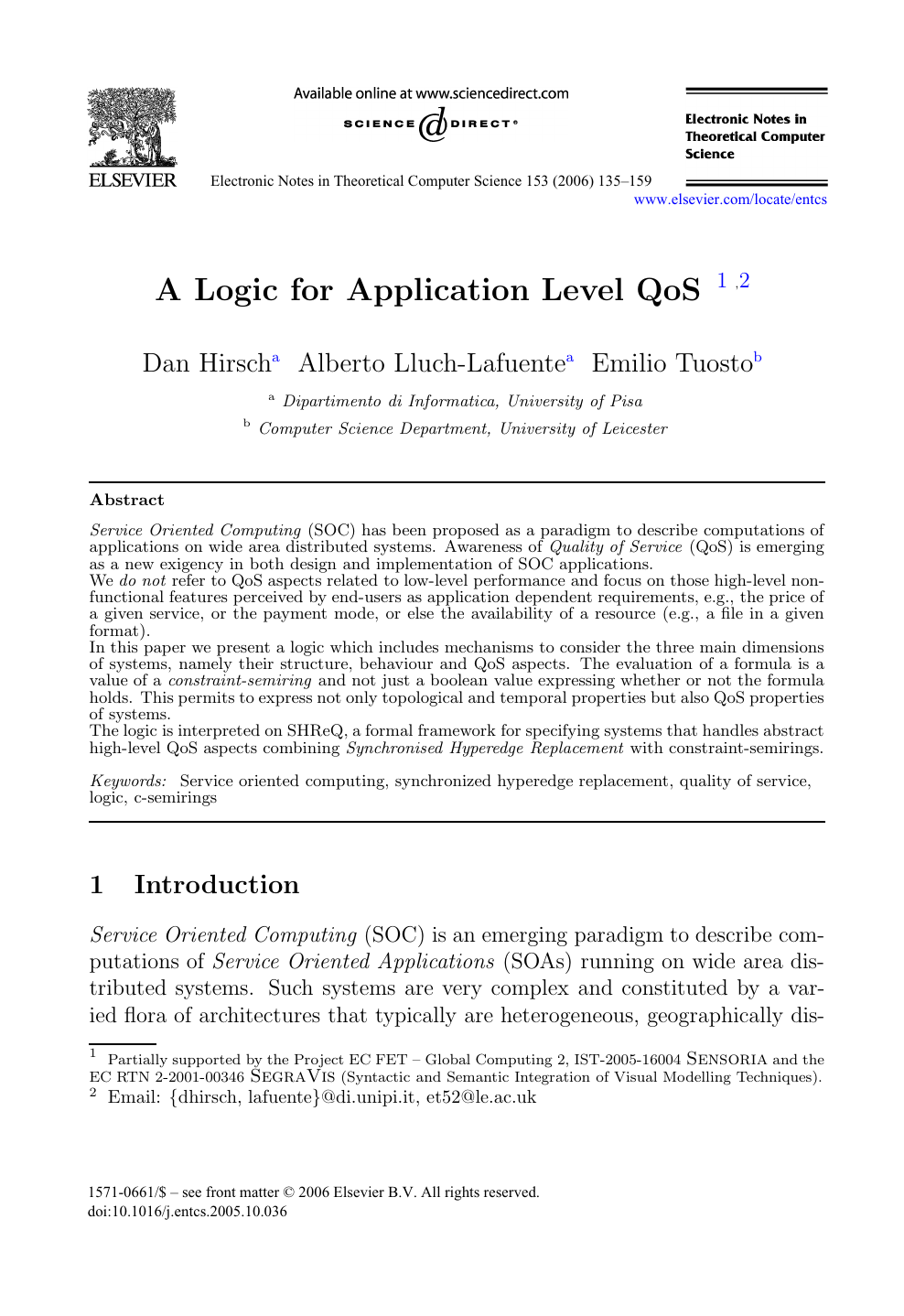 A Logic For Application Level Qos Topic Of Research Paper In Computer And Information Sciences Download Scholarly Article Pdf And Read For Free On Cyberleninka Open Science Hub