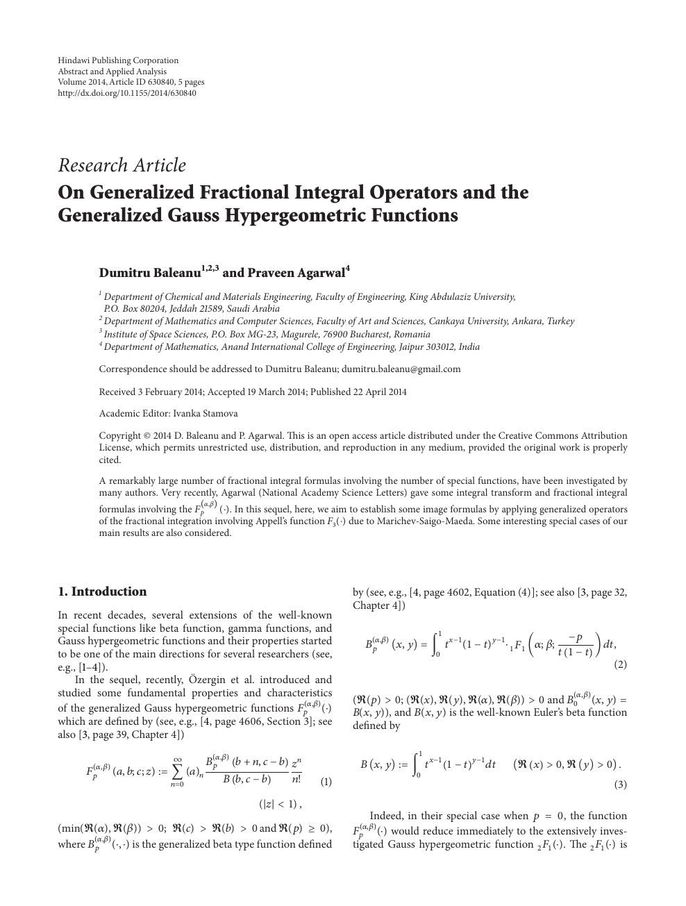 On Generalized Fractional Integral Operators And The Generalized Gauss Hypergeometric Functions Topic Of Research Paper In Mathematics Download Scholarly Article Pdf And Read For Free On Cyberleninka Open Science Hub