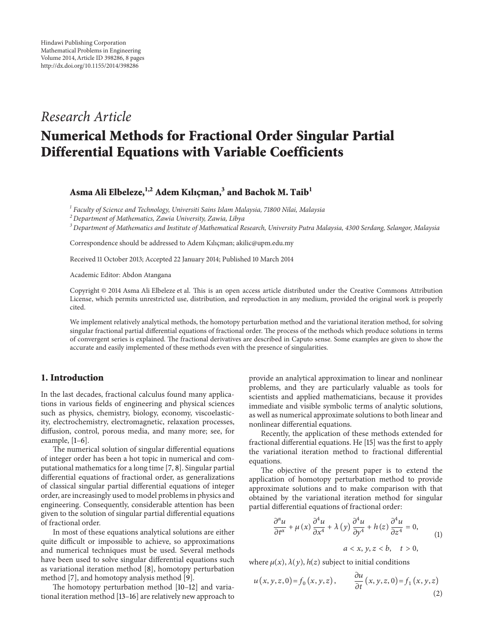 Numerical Methods For Fractional Order Singular Partial Differential Equations With Variable Coefficients Topic Of Research Paper In Mathematics Download Scholarly Article Pdf And Read For Free On Cyberleninka Open Science Hub