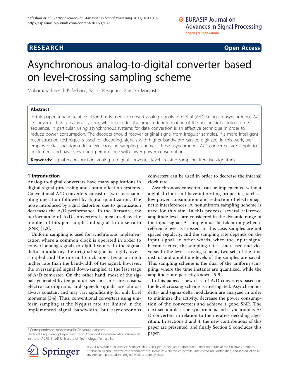 Asynchronous Analog To Digital Converter Based On Level Crossing Sampling Scheme Topic Of Research Paper In Medical Engineering Download Scholarly Article Pdf And Read For Free On Cyberleninka Open Science Hub