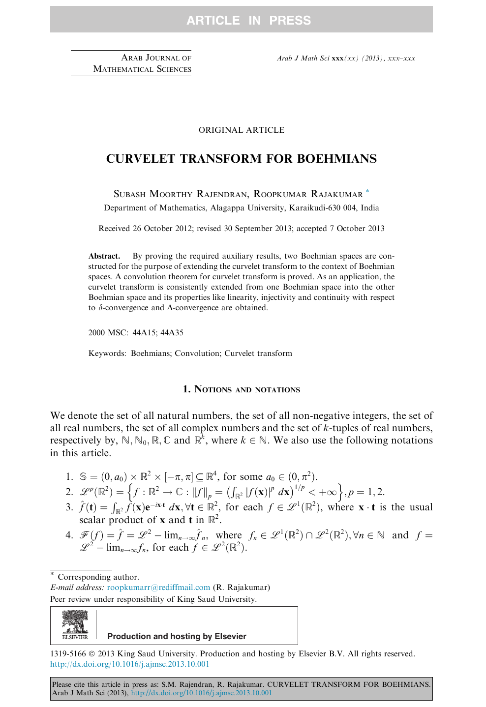 Curvelet Transform For Boehmians Topic Of Research Paper In Mathematics Download Scholarly Article Pdf And Read For Free On Cyberleninka Open Science Hub