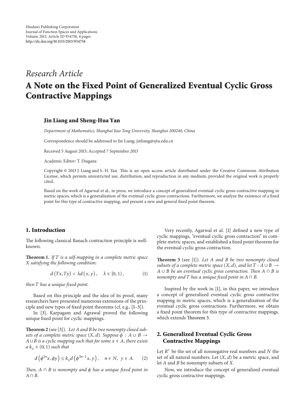 A Note On The Fixed Point Of Generalized Eventual Cyclic Gross Contractive Mappings Topic Of Research Paper In Mathematics Download Scholarly Article Pdf And Read For Free On Cyberleninka Open Science