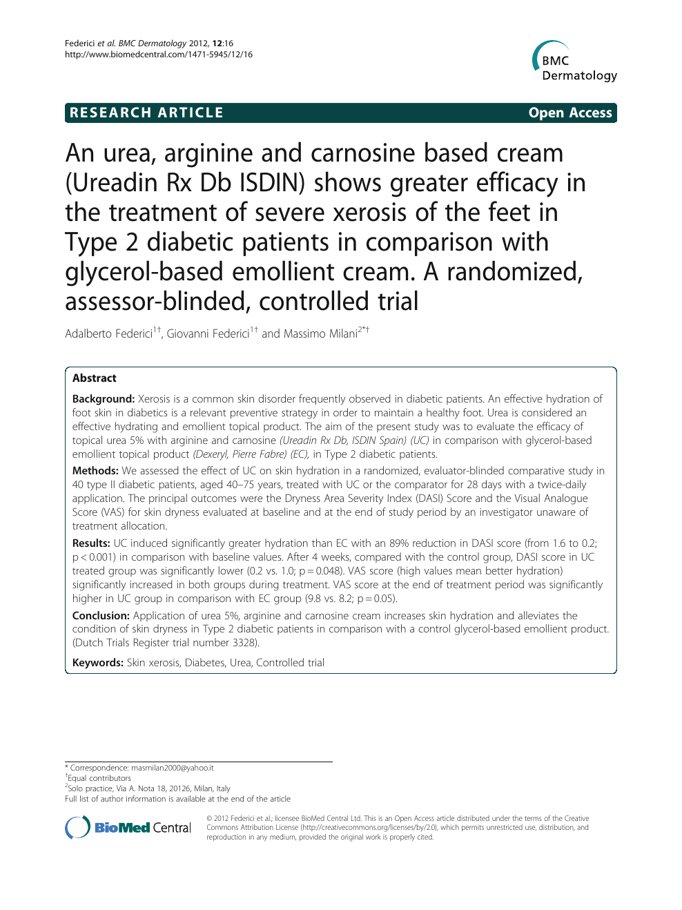 An Urea Arginine And Carnosine Based Cream Ureadin Rx Db Isdin