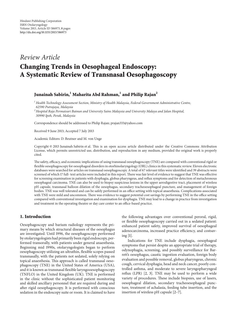 The Laryngoscope: Vol 131, No 3