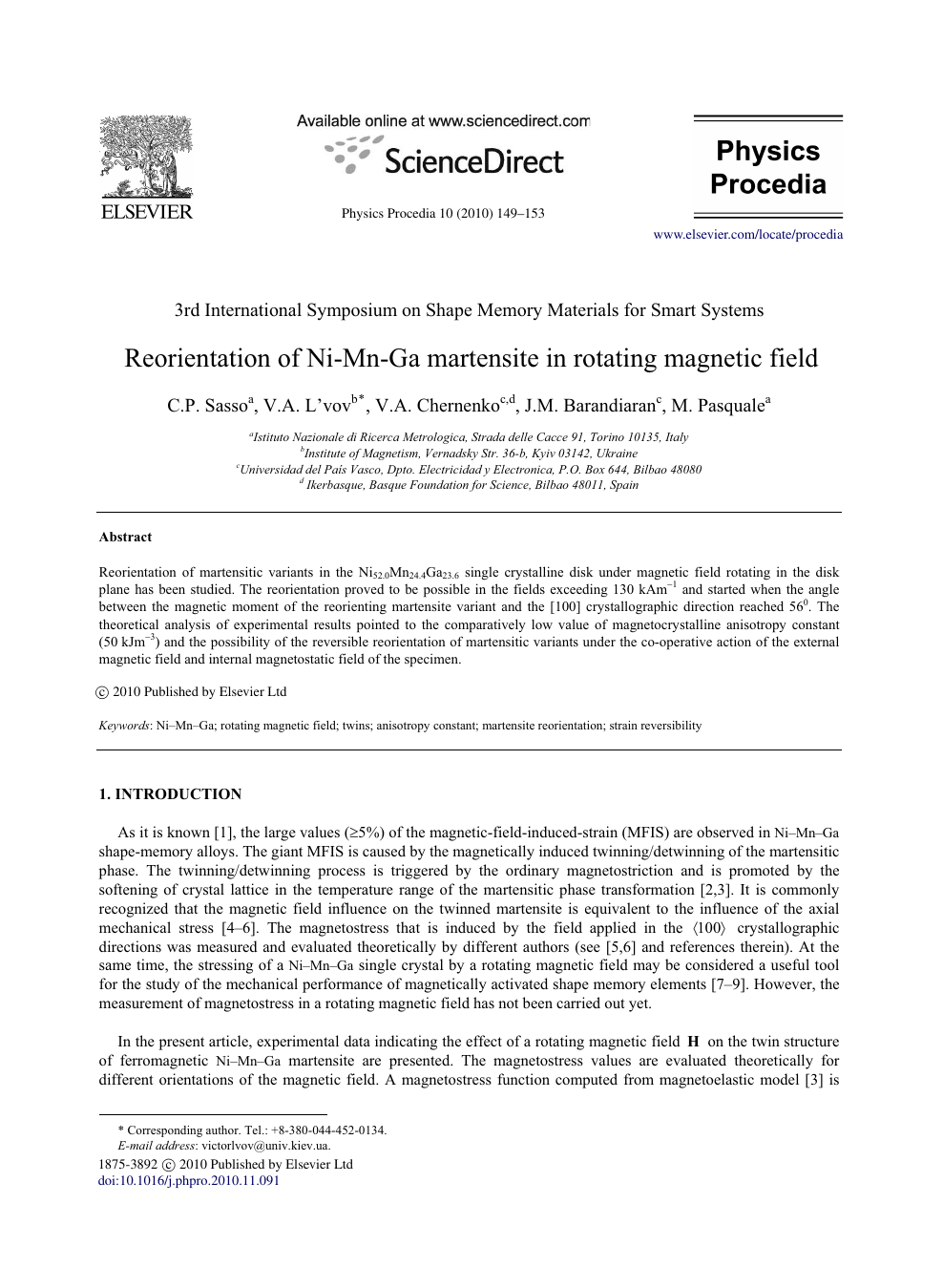 Reorientation Of Ni Mn Ga Martensite In Rotating Magnetic Field Topic Of Research Paper In Materials Engineering Download Scholarly Article Pdf And Read For Free On Cyberleninka Open Science Hub