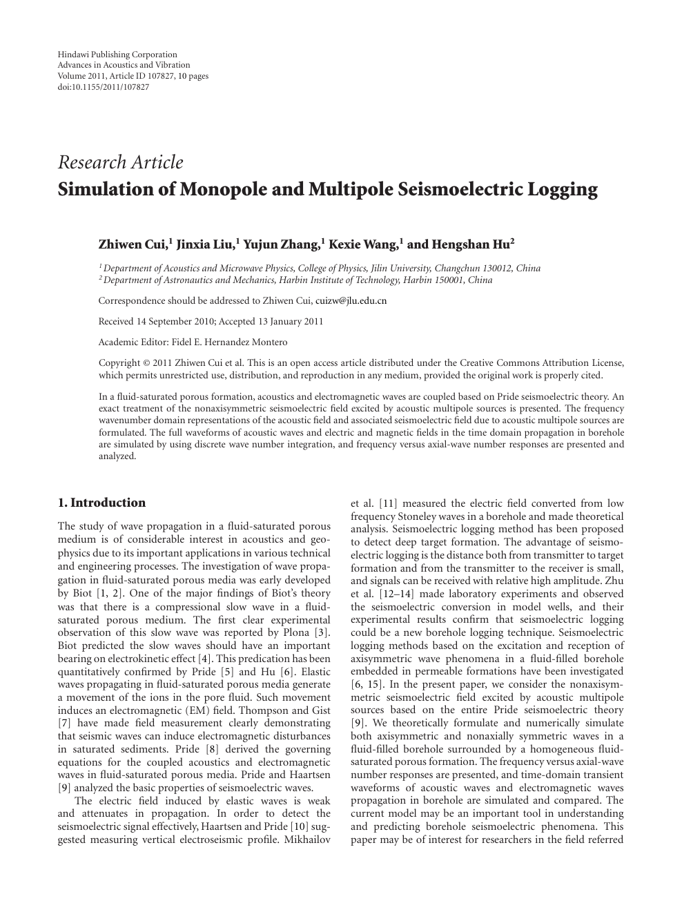 Simulation Of Monopole And Multipole Seismoelectric Logging Topic Of Research Paper In Mathematics Download Scholarly Article Pdf And Read For Free On Cyberleninka Open Science Hub