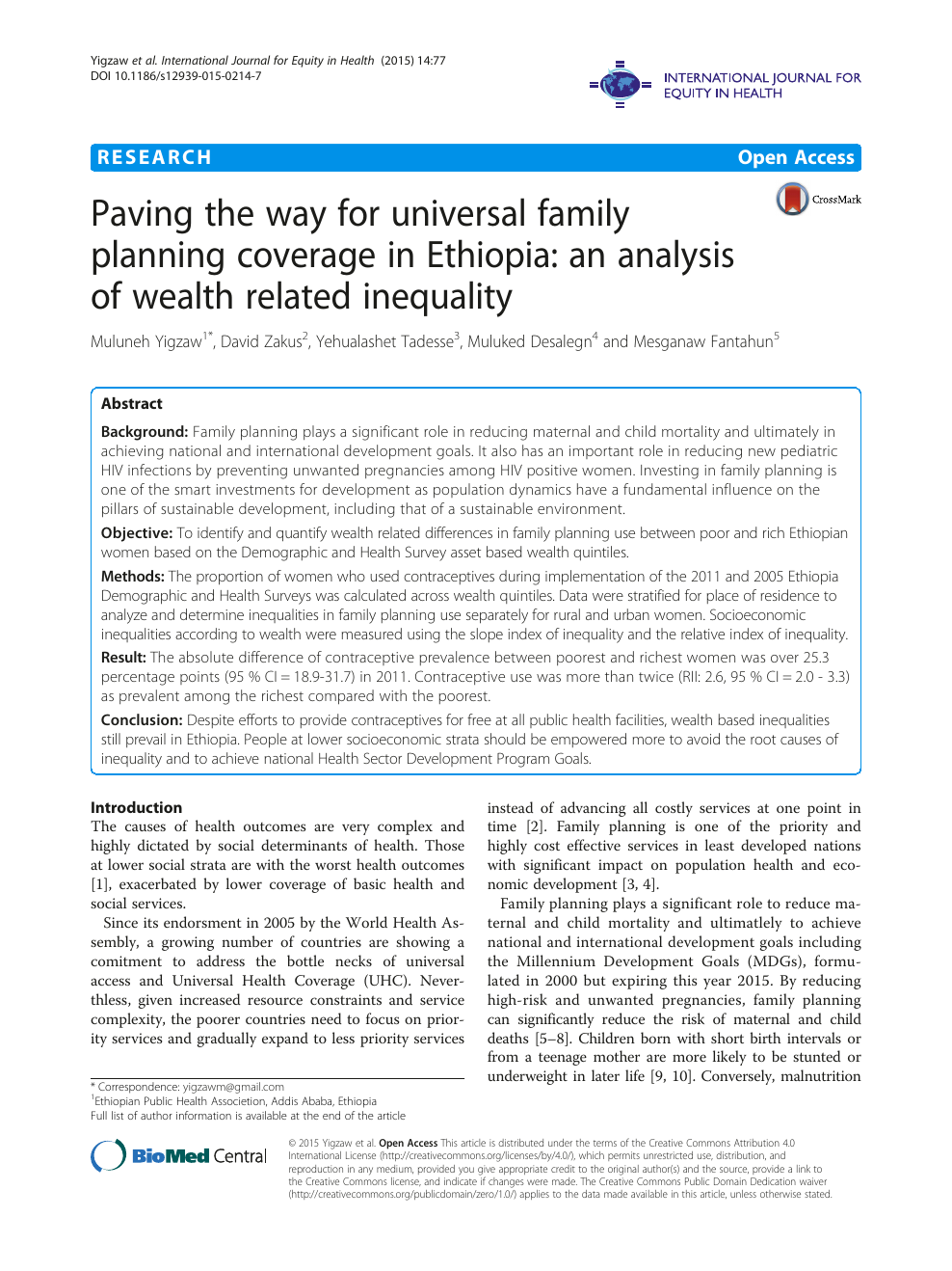 Finding the nexus between Family Planning and UHC