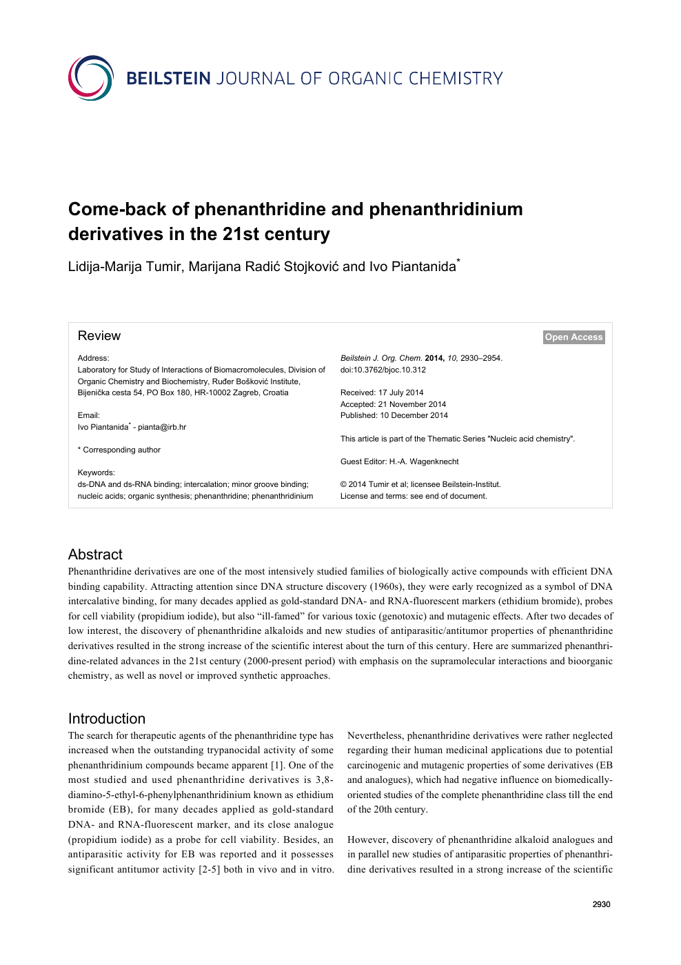 Come Back Of Phenanthridine And Phenanthridinium Derivatives In The 21st Century Topic Of Research Paper In Chemical Sciences Download Scholarly Article Pdf And Read For Free On Cyberleninka Open Science Hub