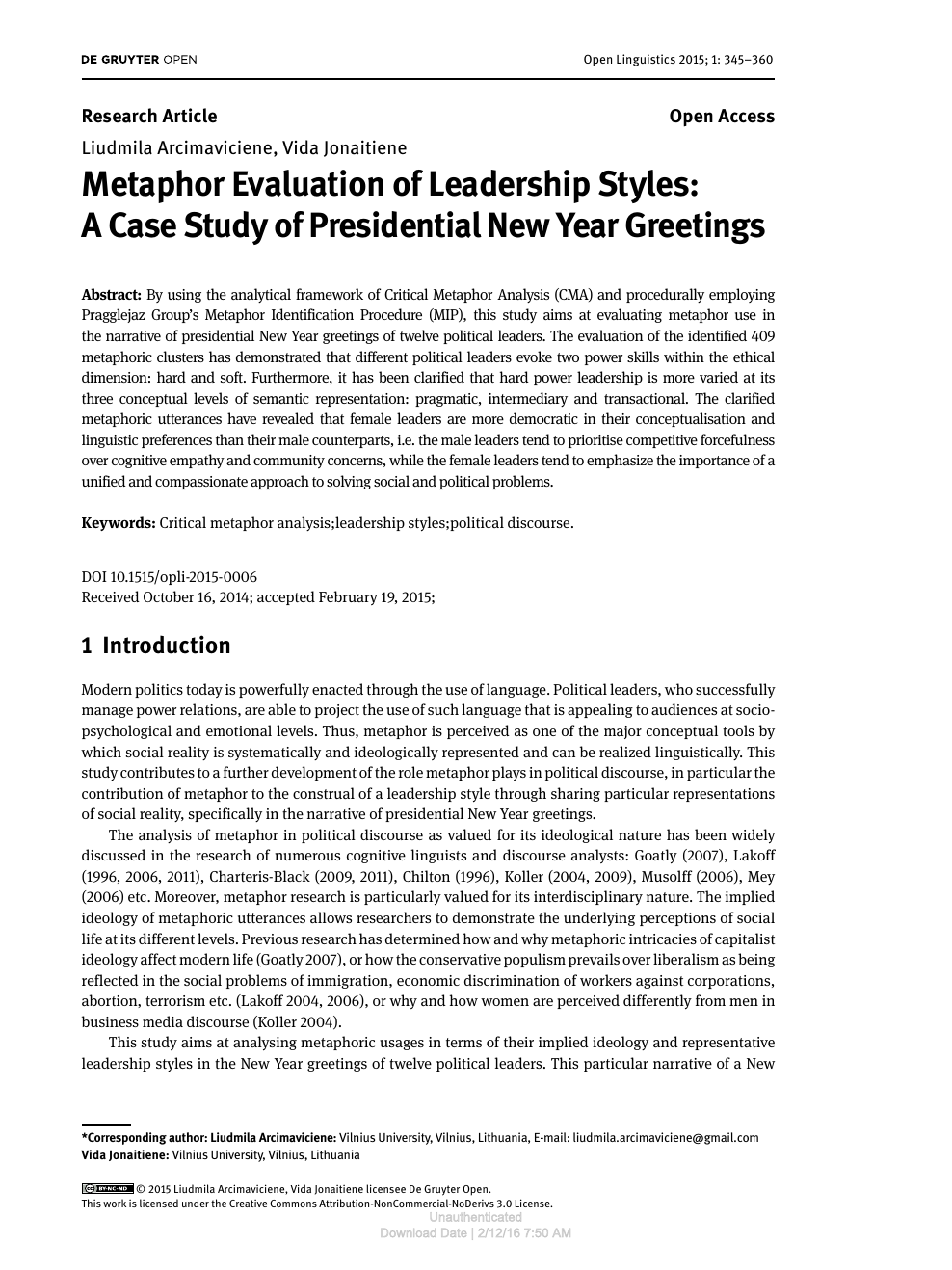 research paper on leadership styles