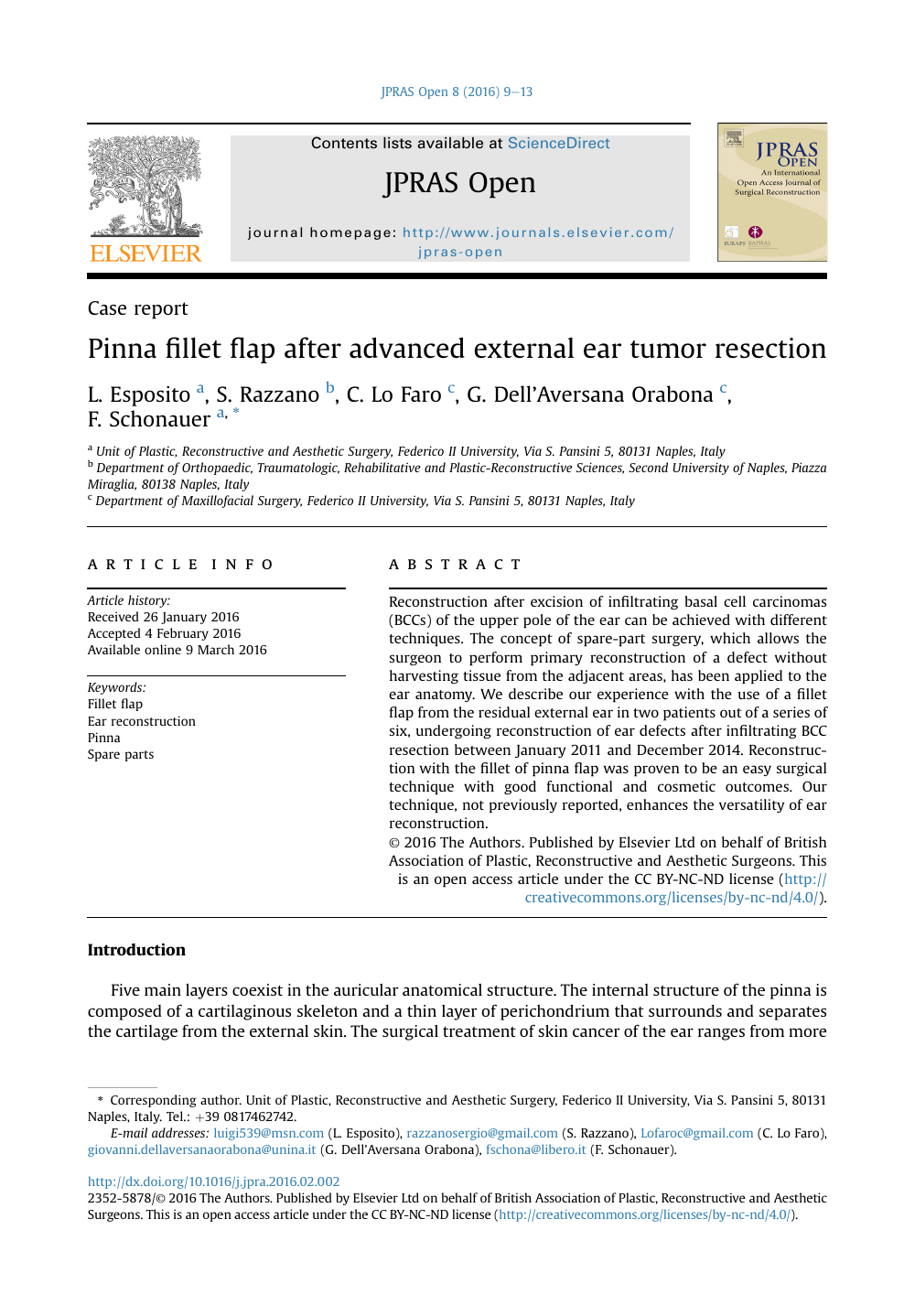 Pinna Fillet Flap After Advanced External Ear Tumor Resection Topic Of Research Paper In Clinical Medicine Download Scholarly Article Pdf And Read For Free On Cyberleninka Open Science Hub