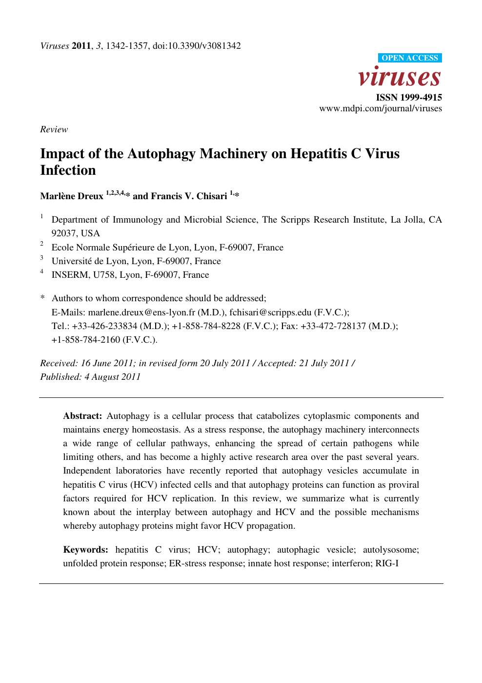 Impact Of The Autophagy Machinery On Hepatitis C Virus Infection Topic Of Research Paper In Biological Sciences Download Scholarly Article Pdf And Read For Free On Cyberleninka Open Science Hub