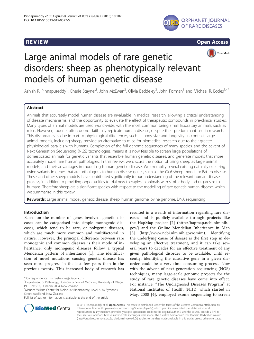rare genetic disorders in humans