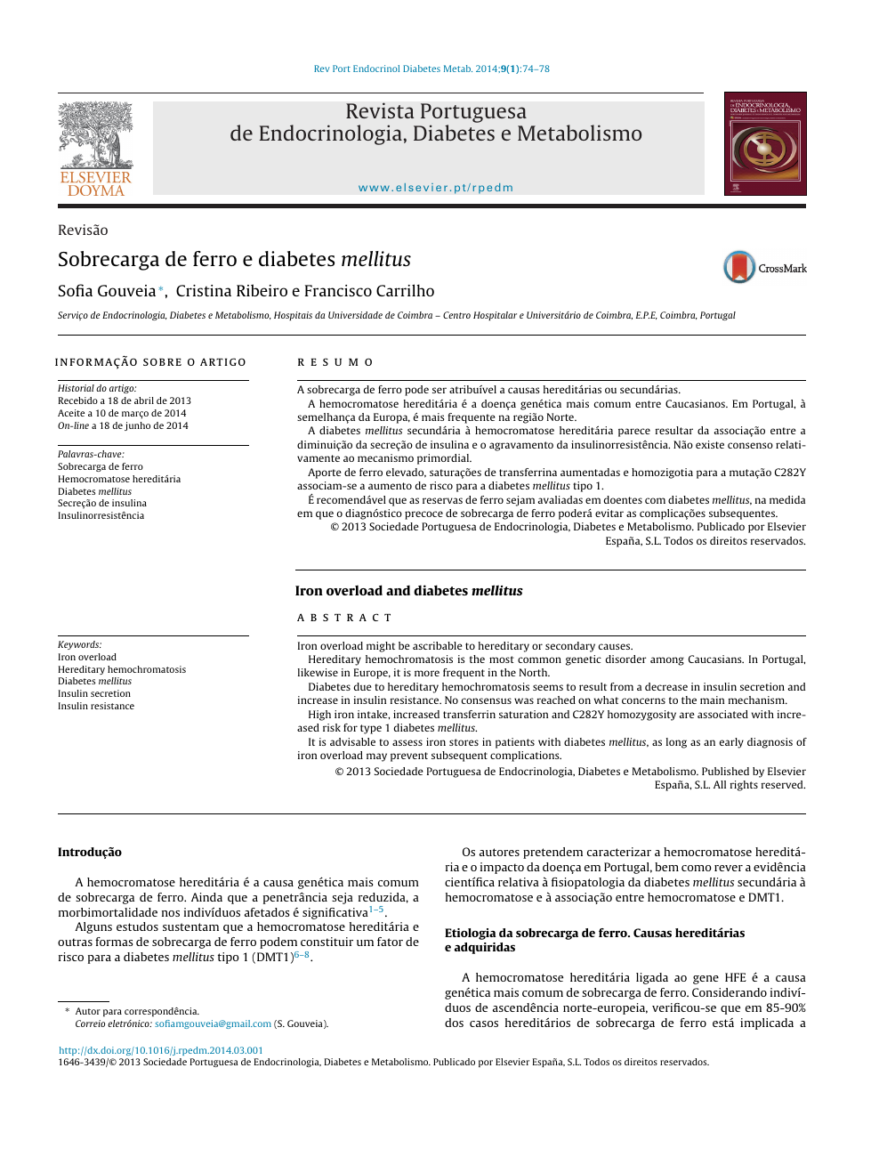 PDF) Ooforectomia e risco de diabetes
