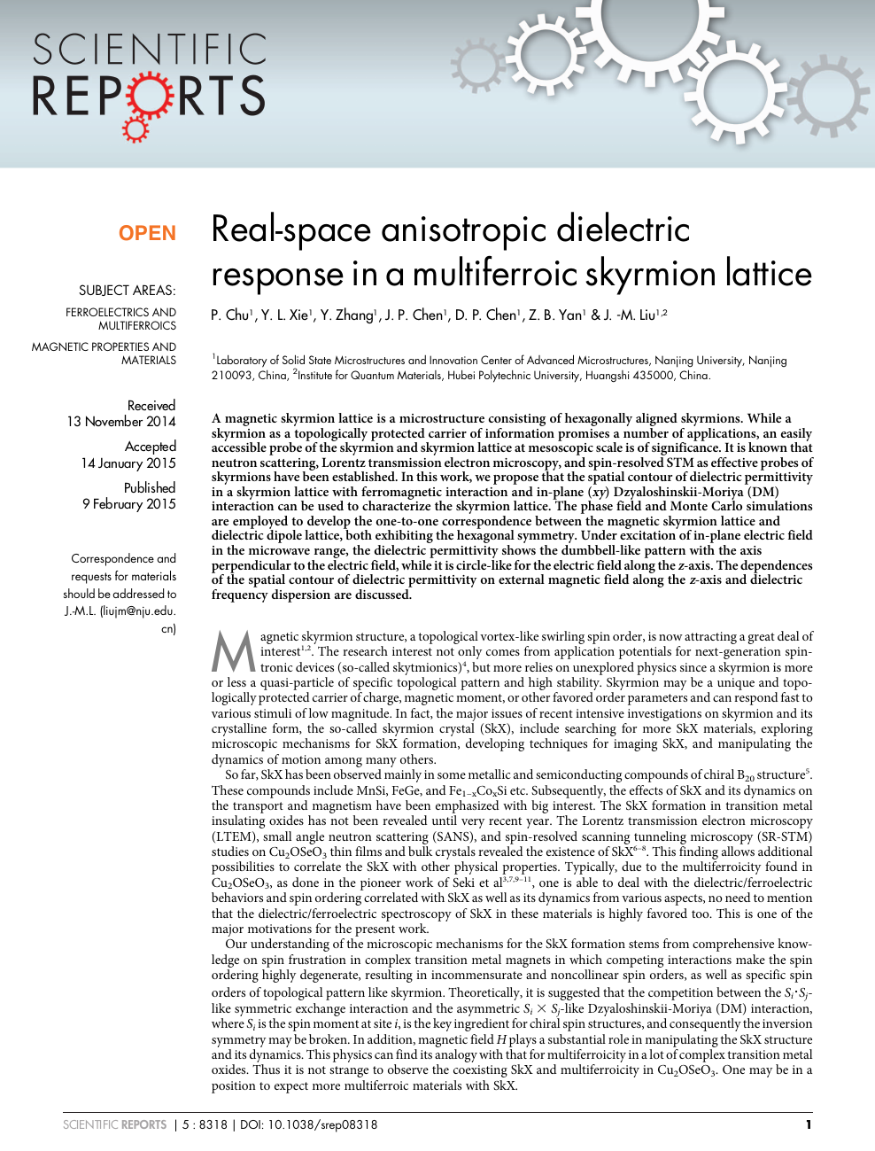 Real Space Anisotropic Dielectric Response In A Multiferroic Skyrmion Lattice Topic Of Research Paper In Physical Sciences Download Scholarly Article Pdf And Read For Free On Cyberleninka Open Science Hub