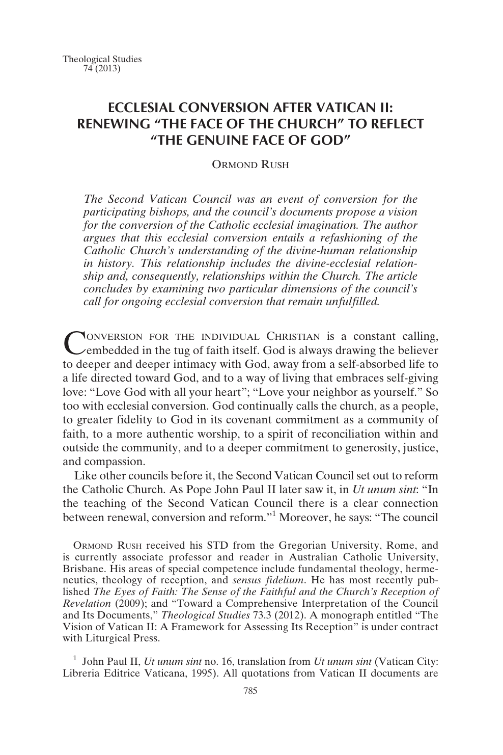 Gaudium Et Spes Reflection Paper, PDF, Catholic Social Teaching