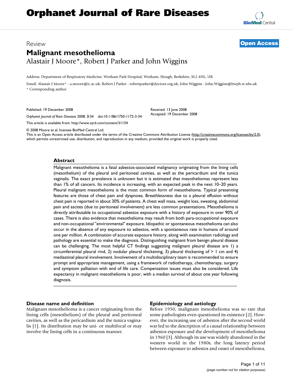 Malignant Mesothelioma Topic Of Research Paper In Clinical Medicine Download Scholarly Article Pdf And Read For Free On Cyberleninka Open Science Hub