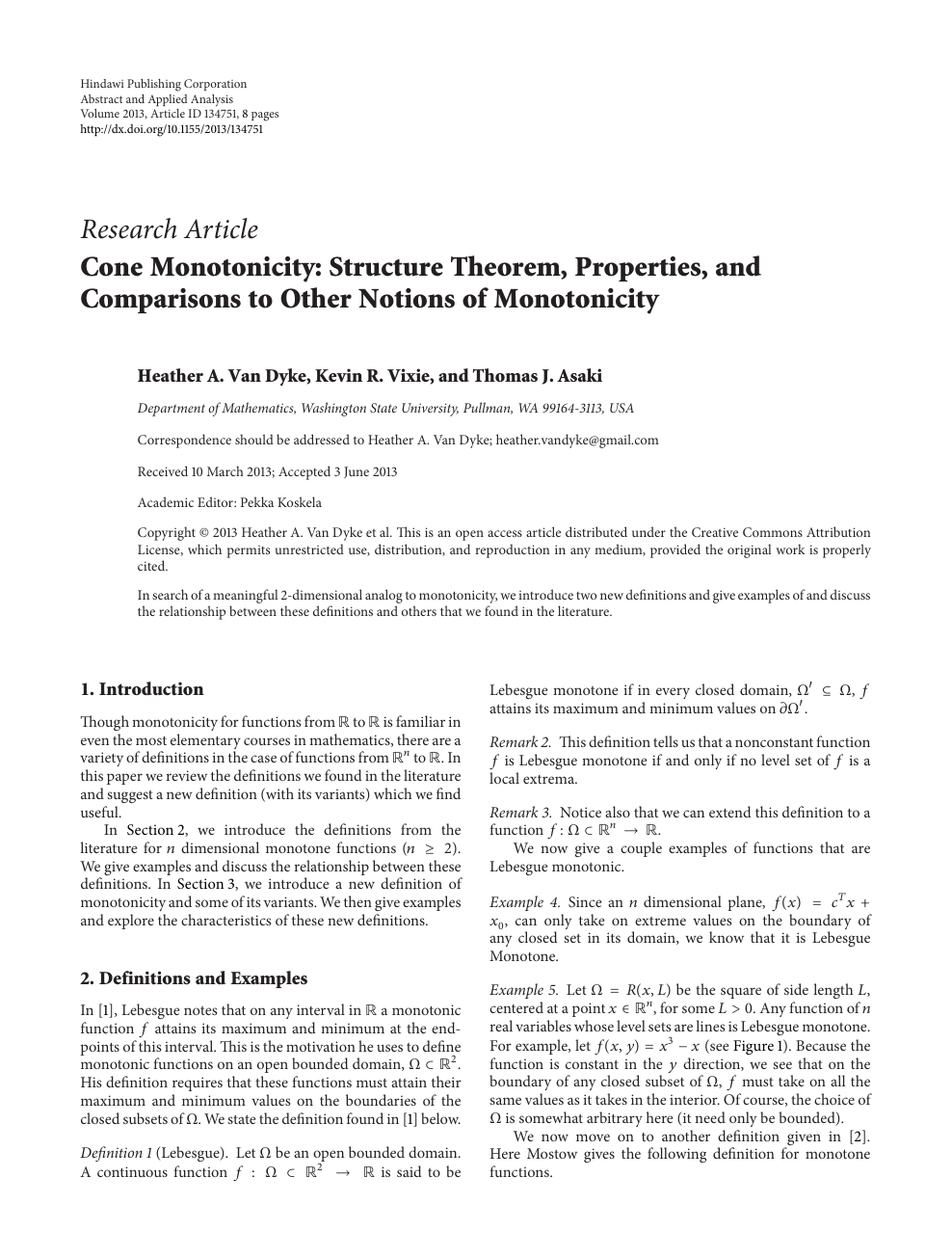 Cone Monotonicity Structure Theorem Properties And Comparisons To Other Notions Of Monotonicity Topic Of Research Paper In Mathematics Download Scholarly Article Pdf And Read For Free On Cyberleninka Open Science Hub
