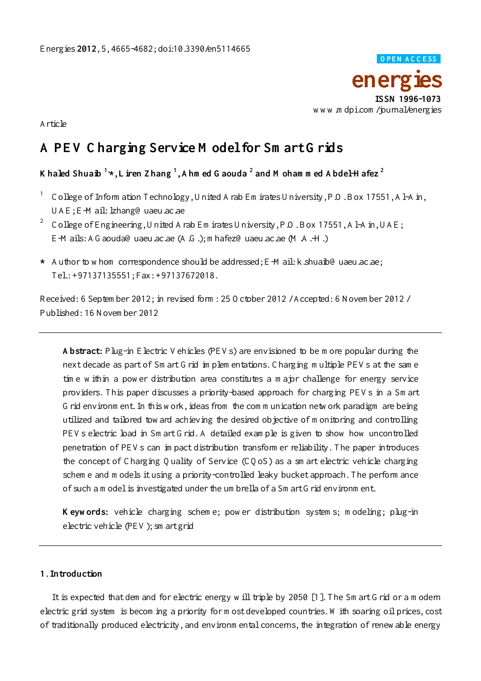 A Pev Charging Service Model For Smart Grids Topic Of Research Paper In Electrical Engineering Electronic Engineering Information Engineering Download Scholarly Article Pdf And Read For Free On Cyberleninka Open Science