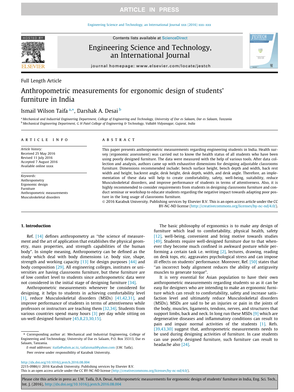 indian anthropometric dimensions for ergonomic design practice pdf