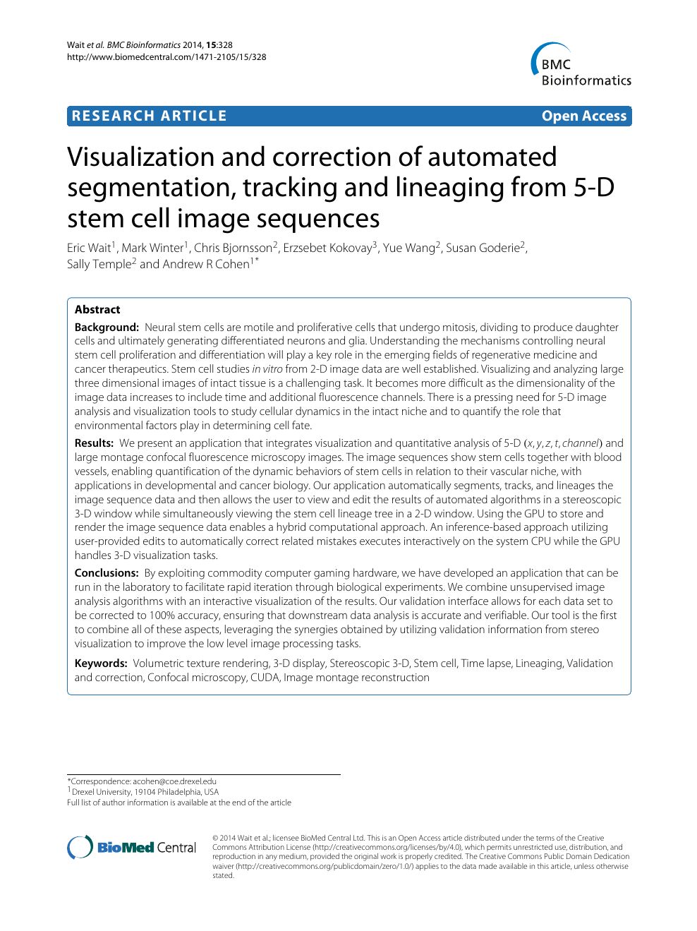 Visualization And Correction Of Automated Segmentation
