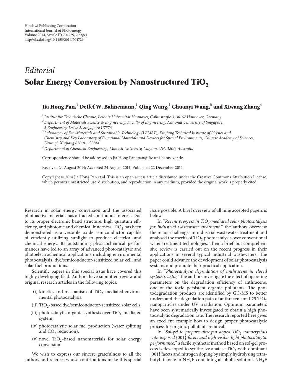 latest research paper on solar energy