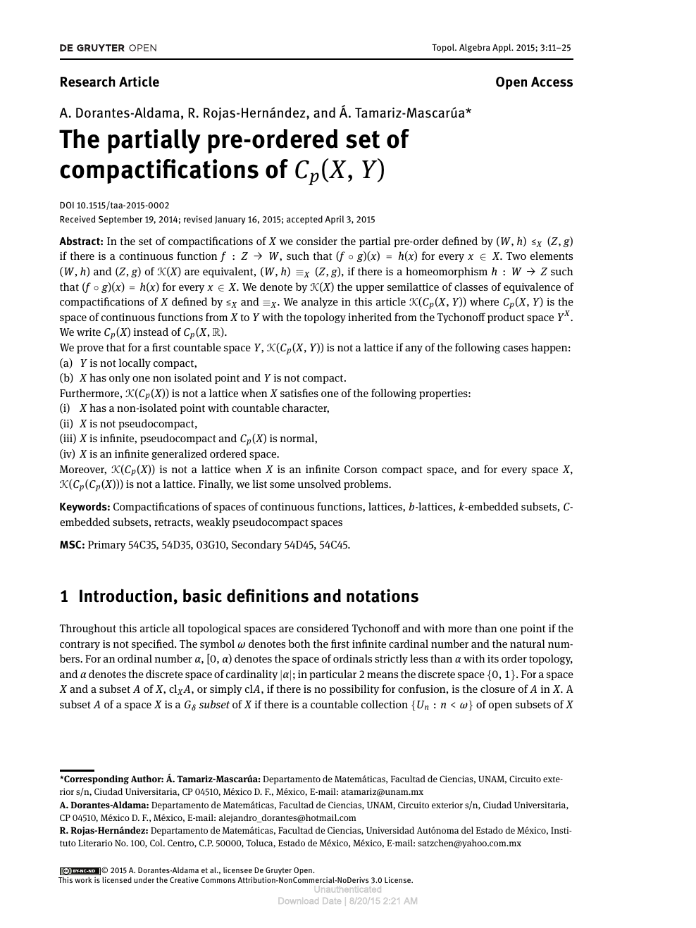 The Partially Pre Ordered Set Of Compactifications Of Cp X Y Topic Of Research Paper In Mathematics Download Scholarly Article Pdf And Read For Free On Cyberleninka Open Science Hub